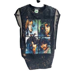 The Beatles Trendy and Tipsy Chain Tank Top Womens XS? Upcycle Apple Knot #7032